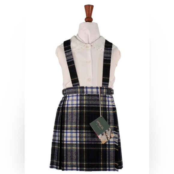 NWT O’Neil Of Dublin Child’s Kilt 500 Dress Gordon Wool Blend Washable new Green - Picture 1 of 14